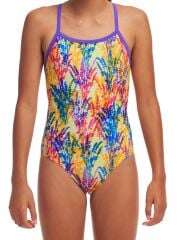 Funkita TW Strike A Posy Kız Yüzme Mayosu,Klor Dirençli, Ekolojik Tasarım