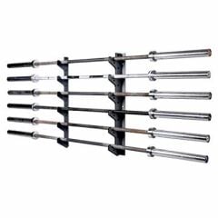 GYMHOLIX® 6’lı Duvar Tipi Halter Depolama Rafı (FGA9022)