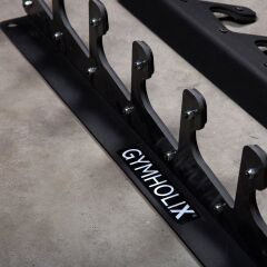GYMHOLIX® 6’lı Duvar Tipi Halter Depolama Rafı (FGA9022)