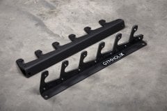 GYMHOLIX® 6’lı Duvar Tipi Halter Depolama Rafı (FGA9022)