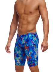 Funky Trunks JAM Paint Press Erkek Antrenman Mayo, Dizboyu Jammer