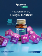 Aprivex Magover Magnezyum 5 Li Etki 60 Tablet Vitamin B6