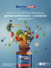 Aprivex Fixer Multivitamin Mineral Ginseng 30 Tablet