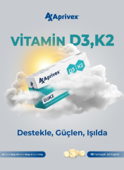 Aprivex D3 - K2 30 Yumuşak Kapsül