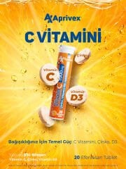 Aprivex Vitamin C 1000 mg Üçlü Bileşen