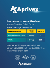 Aprivex Bromelain 2500 GDU/g Krom Pikolinat