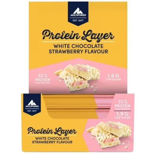 Multipower Protein Layer 50 Gr 18 Adet - Beyaz Çikolata