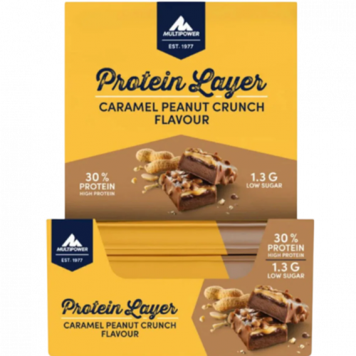 Multipower Protein Layer 50 Gr 18 Adet - Yer Fıstığı & Karamel