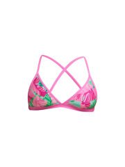 Funkita Tropic Palm Kadın Üçgen Bikini Üstü – Ayarlanabilir Askılı Tri Top | Tek Üst