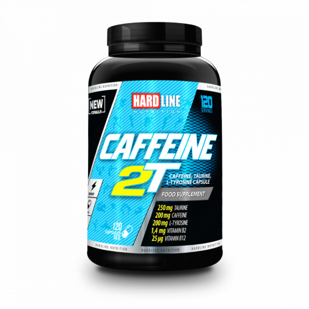 Hardline Nutrition Caffeine 2T Aromasız 120 Kapsül