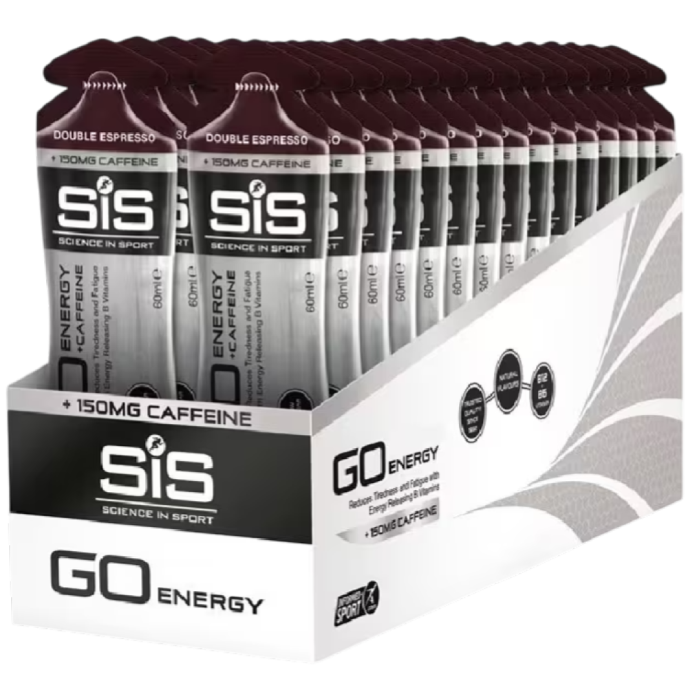 SIS Nutrition GO Energy+Caffeine Gel 30 Adet 60 ml Kahve 30 Servis