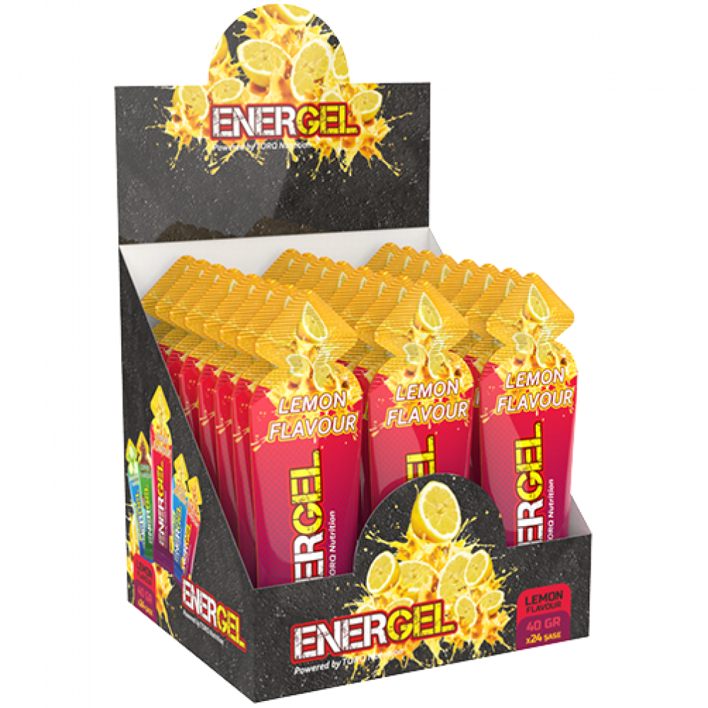 Torq Nutrition ENERGEL - Enerji ve Performans Jeli Limon 40gr - 24 Adet