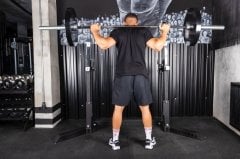 GYMHOLIX® SERI POWERLIFTING Bench & Squat Sehpası – Kaldıraç Sistemli Profesyonel Combo V3 (GFWX0089)