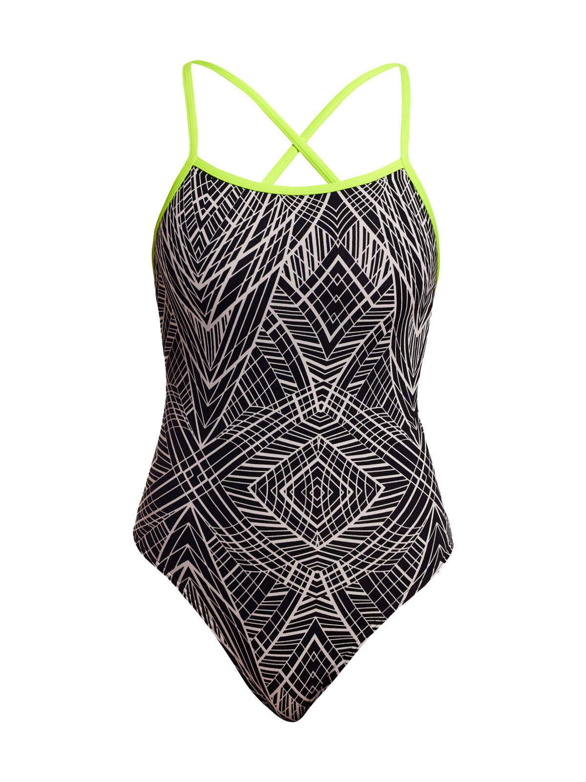 Funkita STP Space Signals Kadın Çapraz Askılı Yüzücü Mayosu