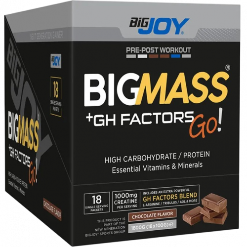 Bigjoy Sports Big Mass +GH Factors 18 Saşe - Çikolata