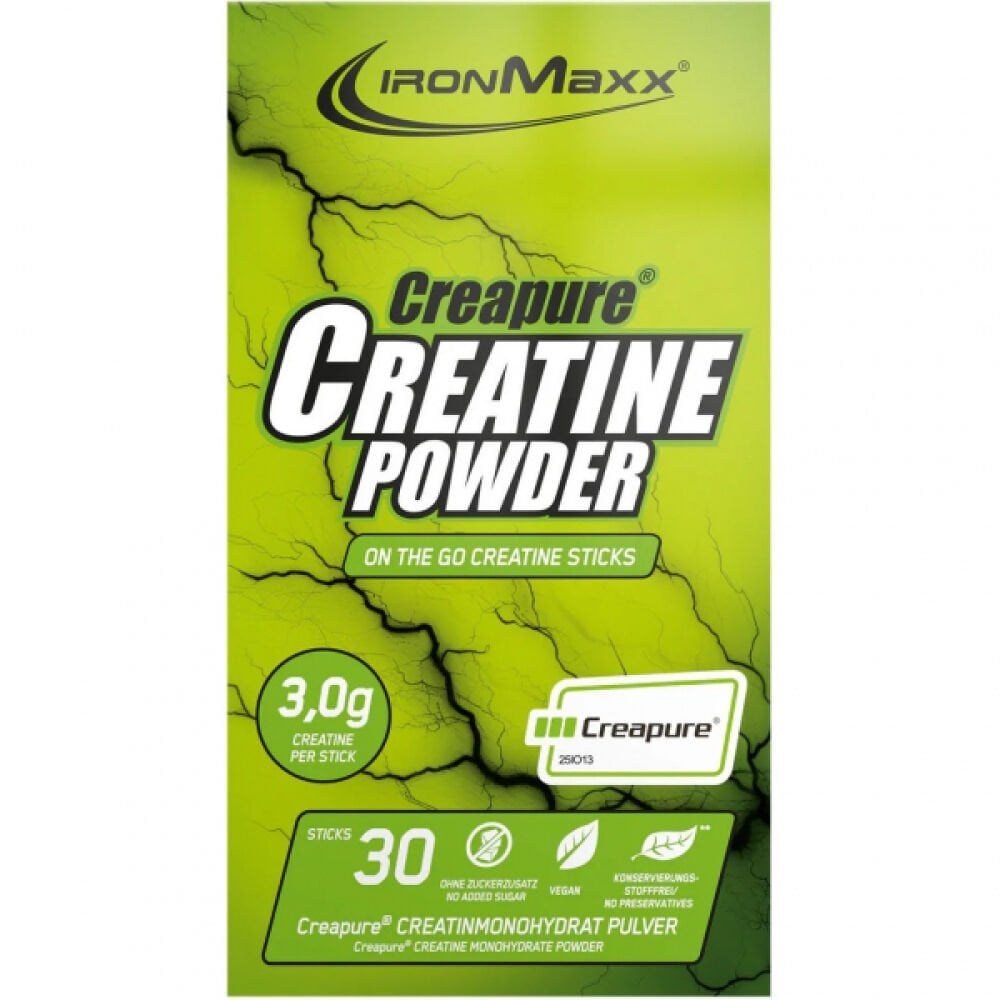 IronMaxx Creatine Creapure Sticks Aromasız 102 Gr