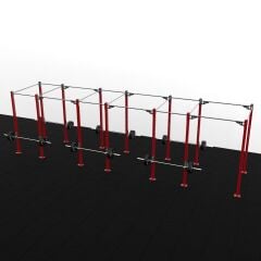 XWORKS 14 Bacak 6 İstasyon Orta Tip Rig Sistemi (FWXC014) GÖK MAVİSİ (RAL5012)