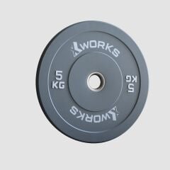 XWORKS Renkli Antrenman Bumper Plaka (Çift) (XW122000) 5KG (ÇİFT)