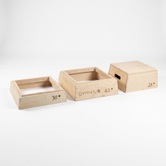 GYMHOLIX® Trapez Sistemli Konik Ahşap Zıplama Kutusu – Jump Box (OGS9520)
