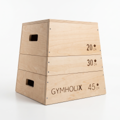 GYMHOLIX® Trapez Sistemli Konik Ahşap Zıplama Kutusu – Jump Box (OGS9520)