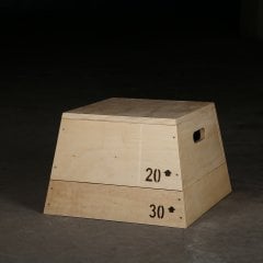 GYMHOLIX® Trapez Sistemli Konik Ahşap Zıplama Kutusu – Jump Box