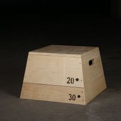 GYMHOLIX® Trapez Sistemli Konik Ahşap Zıplama Kutusu – Jump Box