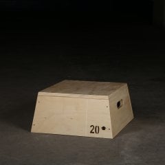 GYMHOLIX® Trapez Sistemli Konik Ahşap Zıplama Kutusu – Jump Box