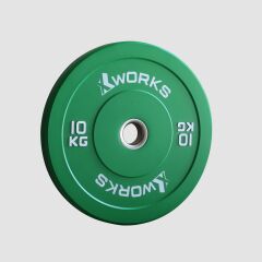 XWORKS Renkli Antrenman Bumper Plaka (Çift) (XW122000) 10KG (ÇİFT)