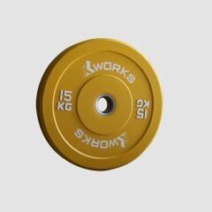XWORKS Renkli Antrenman Bumper Plaka (Çift) (XW122000) 15KG (ÇİFT)