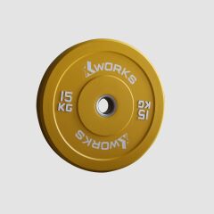 XWORKS Renkli Antrenman Bumper Plaka (Çift) (XW122000) 15KG (ÇİFT)