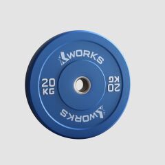 XWORKS Renkli Antrenman Bumper Plaka (Çift) (XW122000) 20KG (ÇİFT)