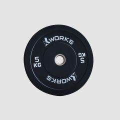 XWORKS Siyah Antrenman Bumper Plaka (Çift) (XW121000) 5KG (ÇİFT)