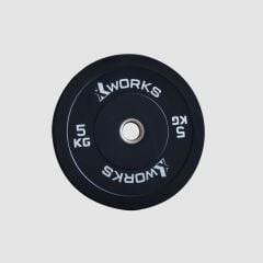 XWORKS Siyah Antrenman Bumper Plaka (Çift) (XW121000) 5KG (ÇİFT)