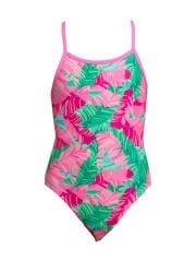 Funkita SS Tropic Palm Kız Çocuk İnce Askılı Yüzücü Mayosu | Renkli ve Konforlu Tasarım
