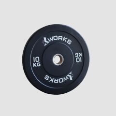 XWORKS Siyah Antrenman Bumper Plaka (Çift) (XW121000) 10KG (ÇİFT)