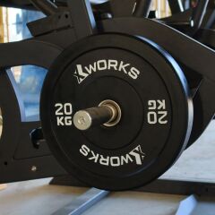 XWORKS Siyah Antrenman Bumper Plaka (Çift) (XW121000) 10KG (ÇİFT)