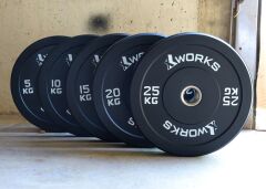 XWORKS Siyah Antrenman Bumper Plaka (Çift) (XW121000) 15KG (ÇİFT)