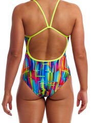 Funkita Secure The Glitch Kadın Özel Gün Korumalı Yüzücü Mayosu – İnce Askılı