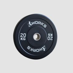 XWORKS Siyah Antrenman Bumper Plaka (Çift) (XW121000) 20KG (ÇİFT)