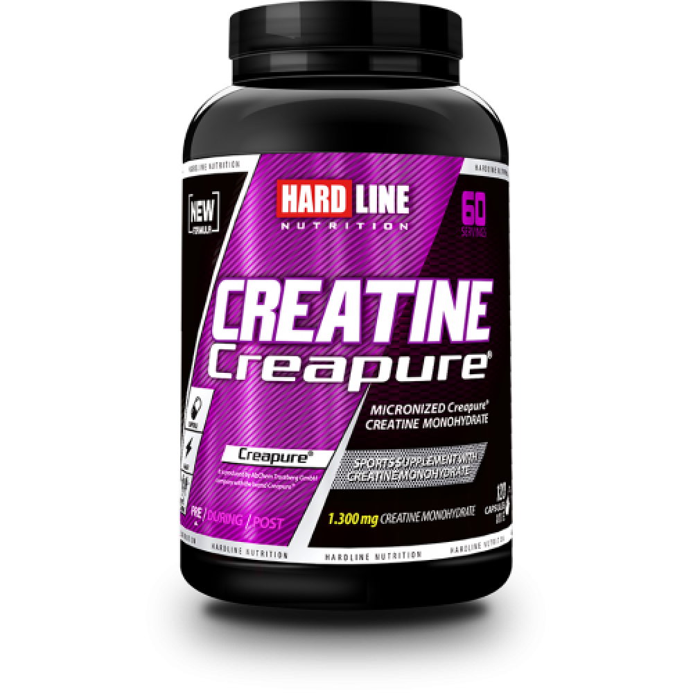 Hardline Creatine Creapure Aromasız 120 Kapsül