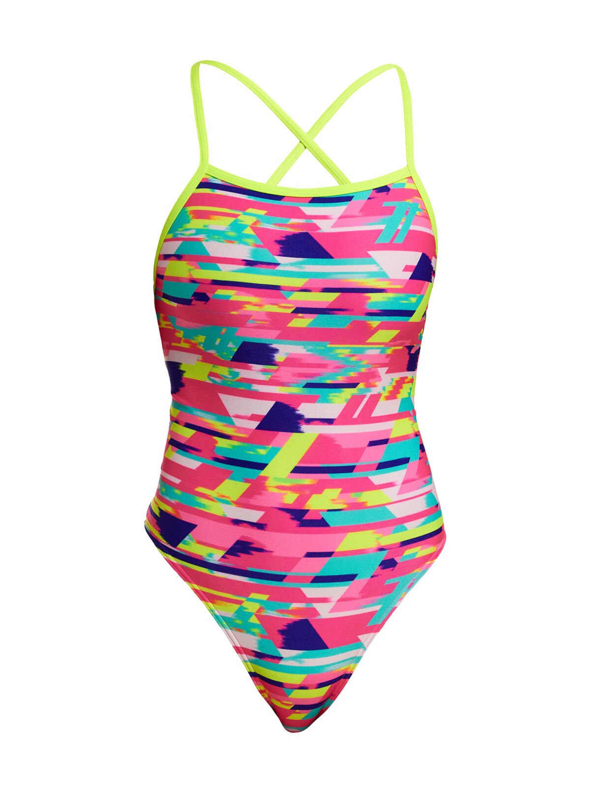 Funkita STP Blurred Babe Kadın Çapraz Askılı Yüzücü Mayosu