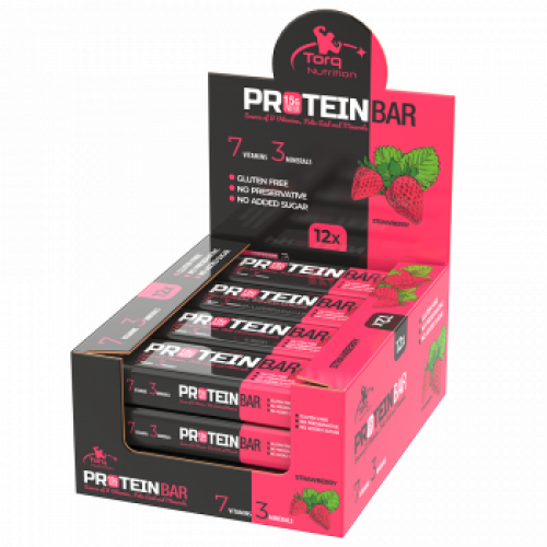 Torq Nutrition Protein Bar 50 Gr 12 Adet - Çilek