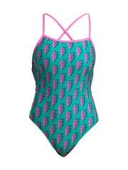 Funkita STP Zip Zap Kadın Çapraz Askılı Yüzücü Mayosu