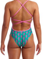 Funkita STP Zip Zap Kadın Çapraz Askılı Yüzücü Mayosu