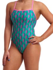 Funkita STP Zip Zap Kadın Çapraz Askılı Yüzücü Mayosu
