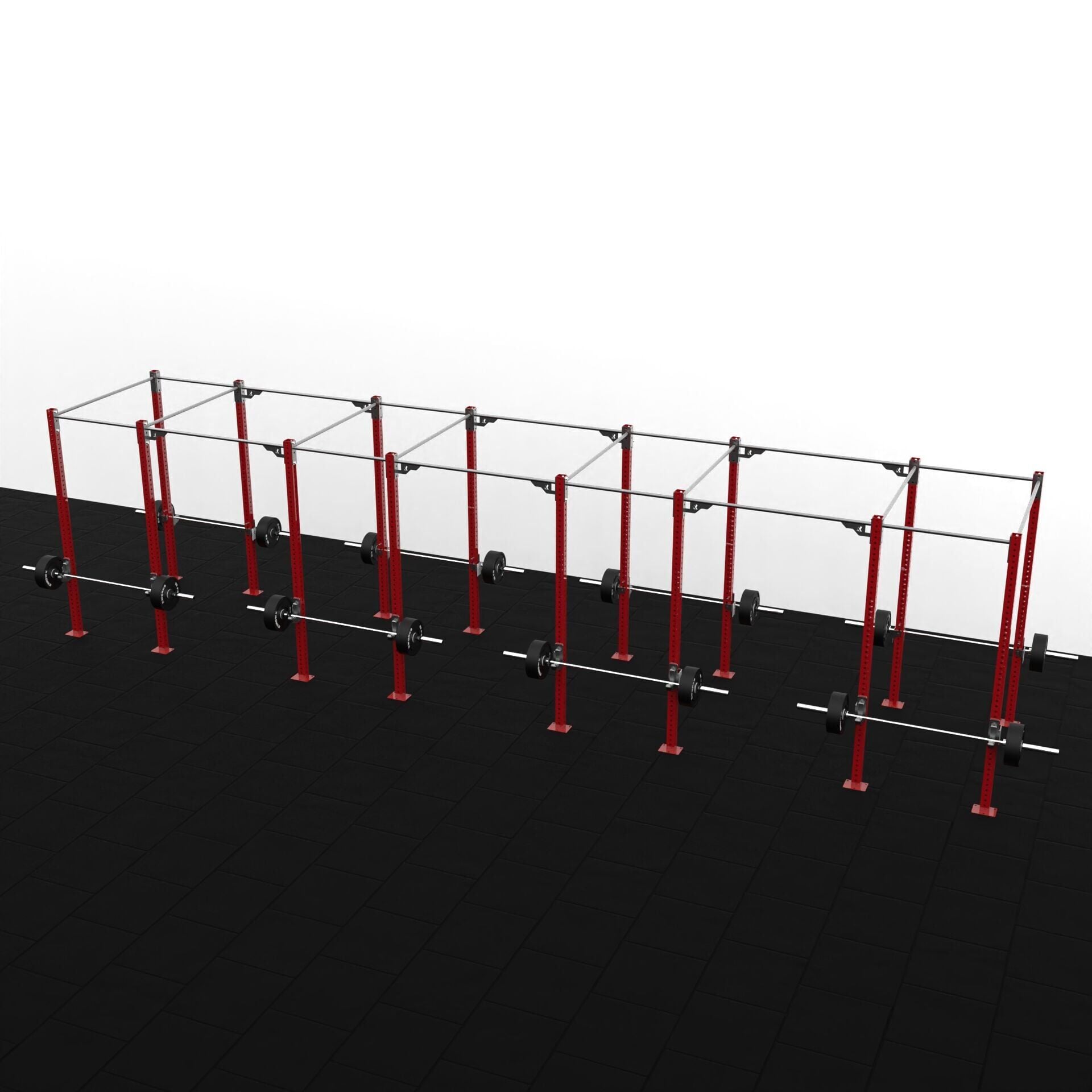 XWORKS 16 Bacak 8 İstasyon Orta Tip Rig Sistemi (FWXC016) TURUNCU (RAL2004)