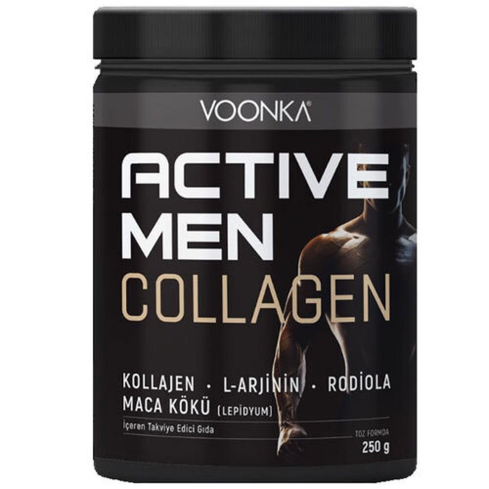 Voonka Collagen Active Men Toz Yeşil Elma 250 Gr