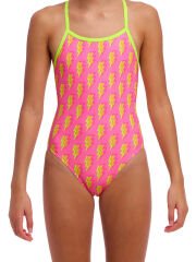 Funkita SS Stunner Kız Çocuk İnce Askılı Yüzücü Mayosu | Renkli ve Konforlu Tasarım