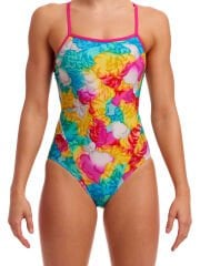 Funkita SS Cloudy Colours Kadın Tek Askılı Yüzücü Mayosu