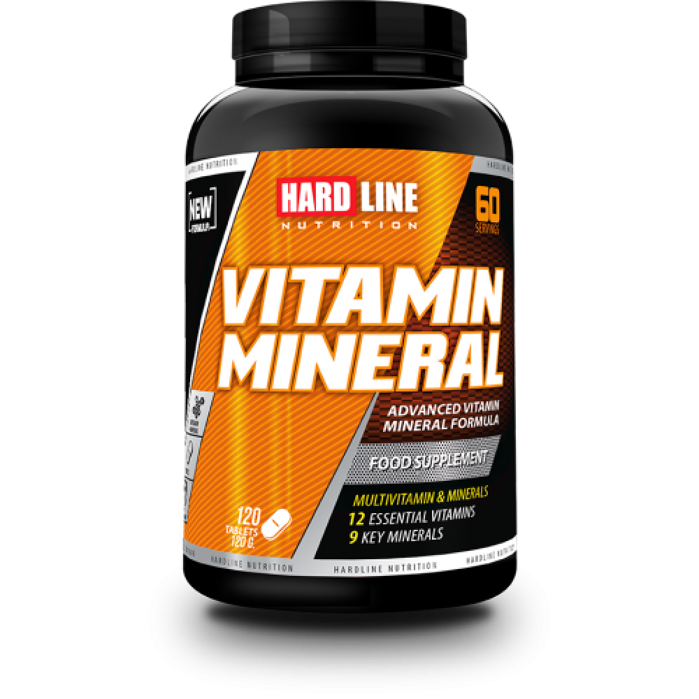 Hardline Vitamin Mineral Aromasız 120 Tablet